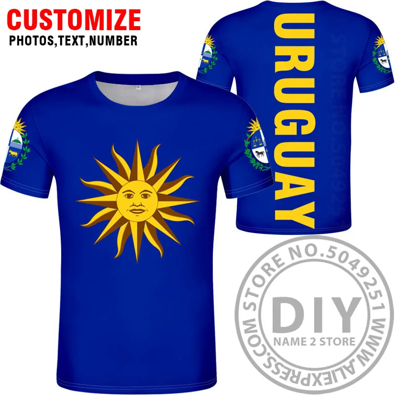 URUGUAY футболка, сделай сам,, на заказ, с именем, номером ury, футболка, национальный флаг, uy, одежда для фото, одежда с текстом, одежда для фото, одежда для школы - Цвет: Style 13