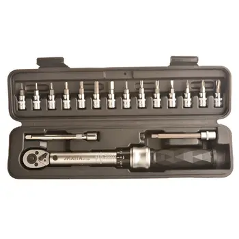 

Bicycle Bike Tools Kit Set Tool Bike Repair Spanner Torque Wrench Bicycle Repair Tools 1-25NM Cycling Supplies