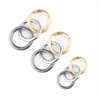 2pcs O-Ring Buckles Clips Zinc Alloy Plated Gate Spring Carabiner Purses Handbags Round Push Trigger Snap Hooks Carabiner ► Photo 2/6