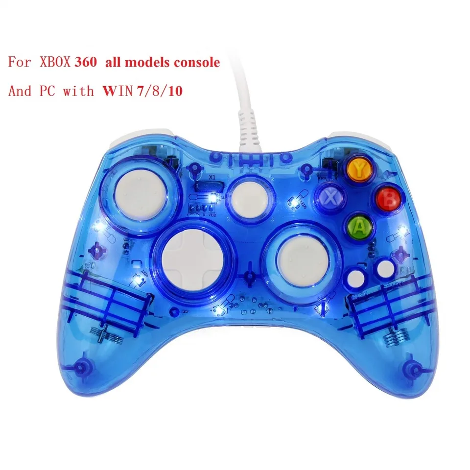 us 15 99 20 off usb kablolu xbox 360 gamepad denetleyici joystick resmi microsoft pc joypad windows 7 8 10 icin xbox ince akilli tv oyun kumandasi
