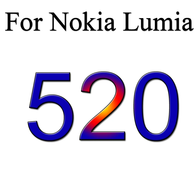 С уровнем твердости 9H закаленное Стекло Экран Защитная пленка для microsoft Nokia Lumia 430 435 625 630 635 950 550 540 820 730 530 535 640 930 чехол - Цвет: N520