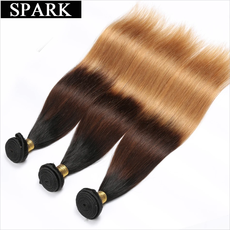 Spark 1B/4/30&1B/4/27 Ombre Brazilian Straight Hair 1/3/4PCS Remy Hair Weave Bundles 100% Human Hair Extensions Hair Weaving Spark 1B/4/30&1B/4/27 Ombre Brazilian Straight Hair 1/3/4PCS Remy Hair Weave Bundles 100% Human Hair Extensions Hair Weaving