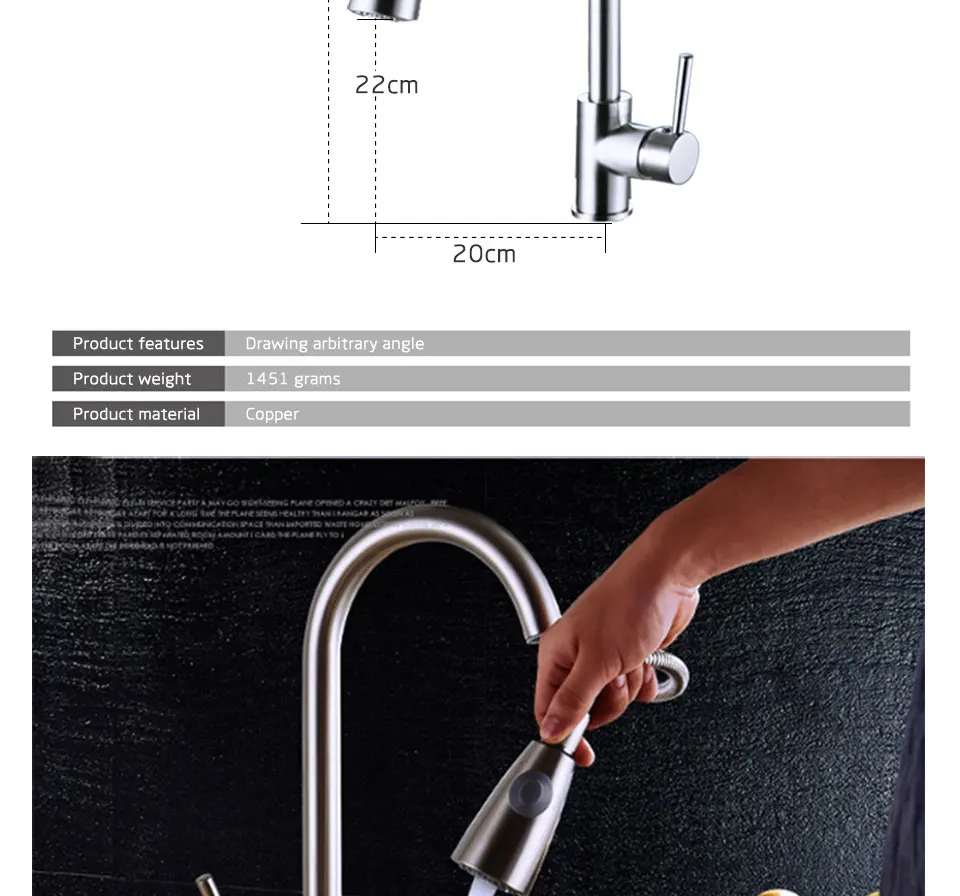 kitchen faucet mixer rubinetto cucina ottone keukenkranen wall kitchen faucet cuisine robinet kitchen taps taps for kitchen (4)