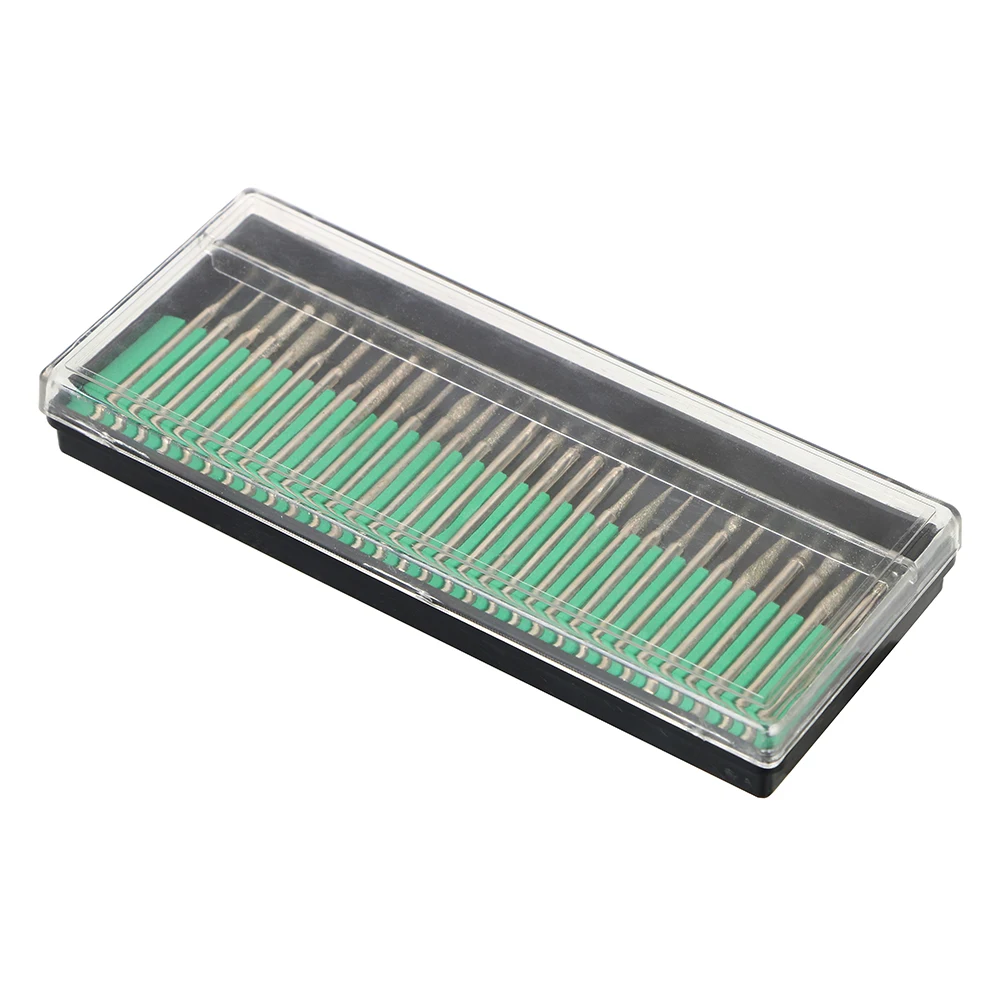 

DIYWORK For Electric Drill Machine Rotate Diamond Nail Bit 30Pcs/Set Burr Cuticle Drill Hand Drill