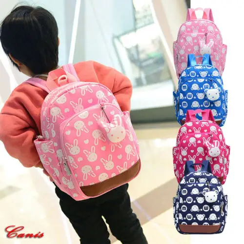 

Toddler Kid Children Girl Boy Cartoon Rabbit Animal Backpack School Bag Rucksack