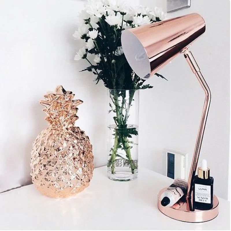 

T Creative Simple Warm Hat lights Table Lamps Retro Creative American Style Lighting For Bedroom Foyer Hotel With LED Bulb