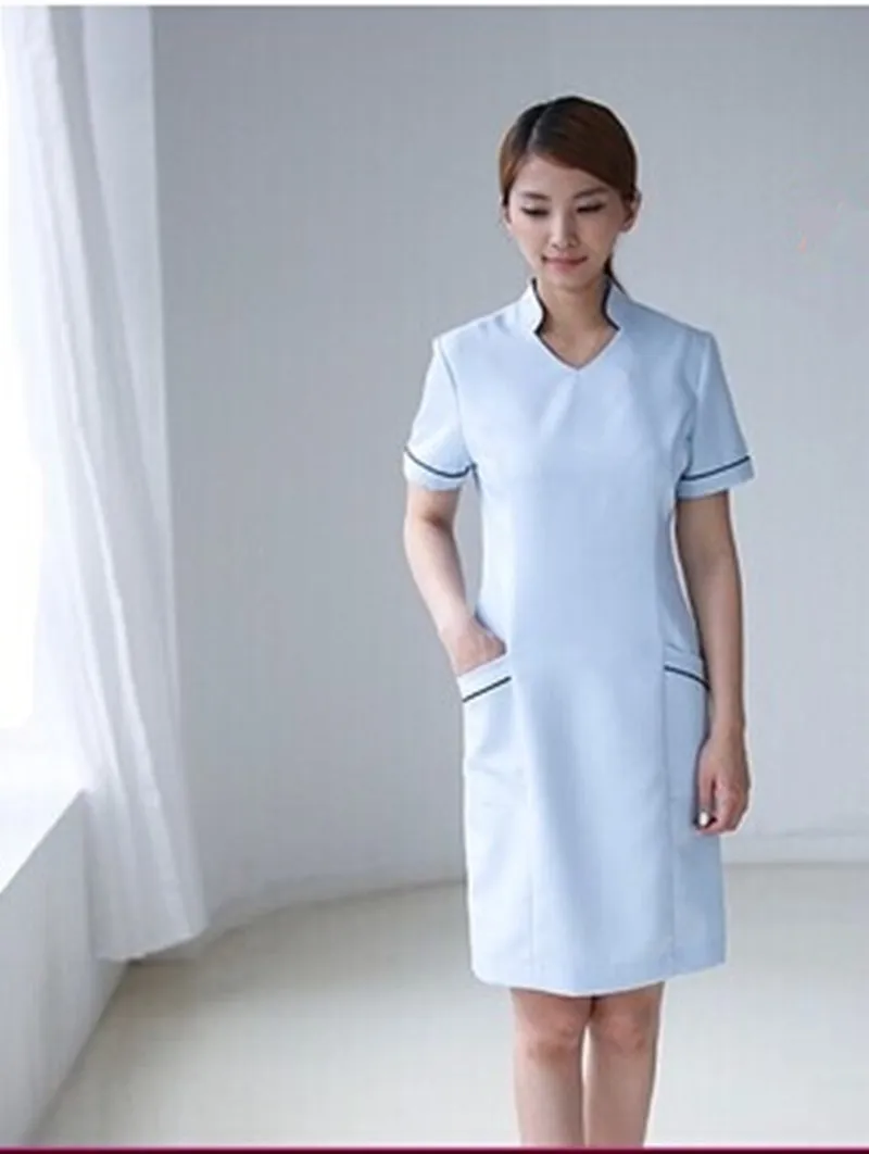 Индивидуальный дизайн больницы униформа медсестры салон красоты спецодежда медицинская Спецодежда Комбинезоны модные медсестры платья