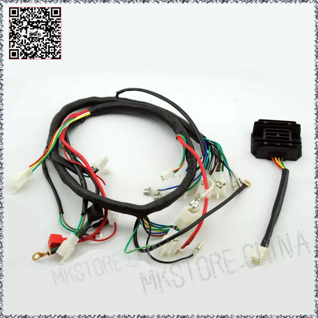 free shipping for 250cc quad wiring harness 200 250cc chinese free shipping for 250cc quad wiring harness 200 250cc chinese electric start loncin zongshen ducar lifan