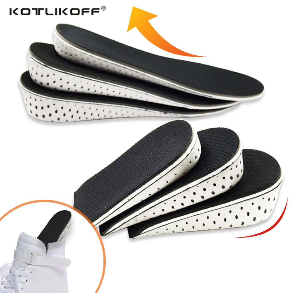 

EVA Invisible Height Increase Insole 2.3/3.3/4.3cm Unisex Height Full pad half pad insoles Comfortable breathable insert insoles