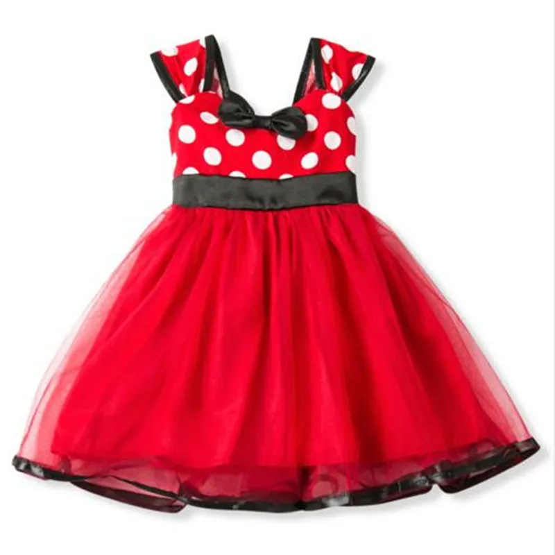 

Girls Minnie Mouse Dress Baby Dot Halloween Dress Easter Kids Clothes Birthday Party Fancy Cosplay Toddler Tutu Dresses For Girl