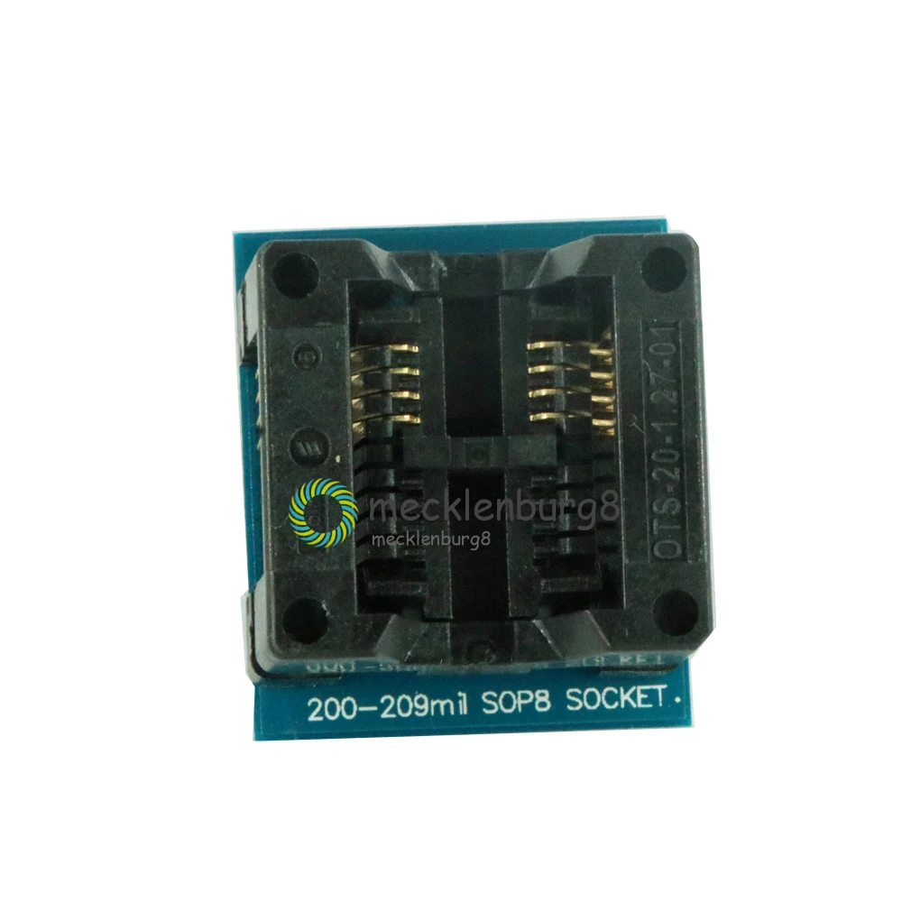 SOIC8 SOP8 к розетке IC DIP8 широкоугольный коннектор 200 мил/программатор адаптера
