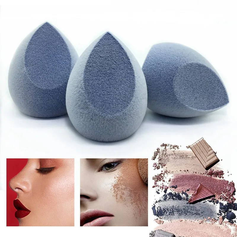 Спонжи для макияжа, микрофибра, бархат, спонжи для макияжа, пудра, красота, яйцо, образный фундамент, консилер, крем, косметика для лица