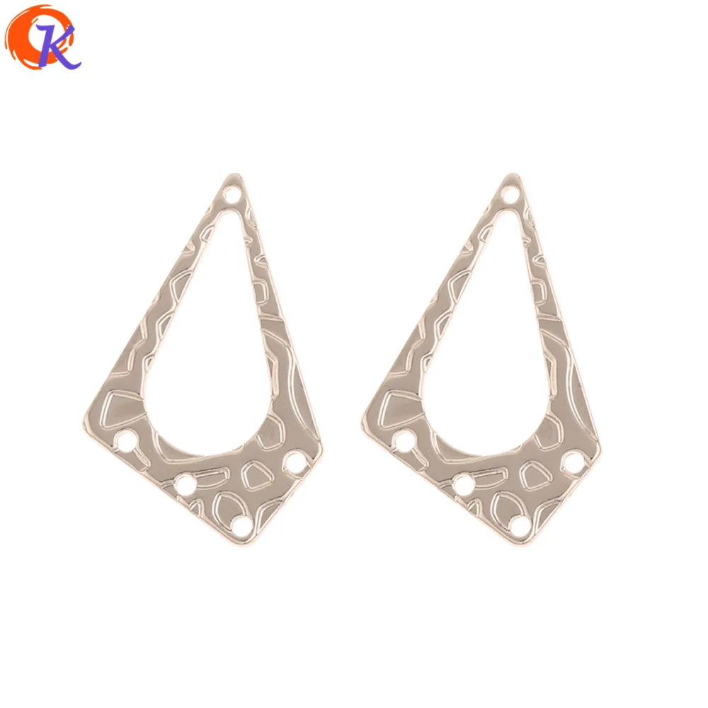 

Cordial Design 100Pcs 19*30MM Jewelry Accessories/Hand Made/Rhodium/Geometry Shape/Earrings Parts/DIY Making/Earring Findings