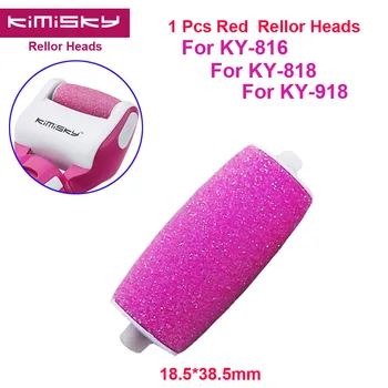 

RED Foot care tool roller Heads pedicure herramientas hard roller Heads for 1pcs KIMISKY KY-816/818 Free Shipping