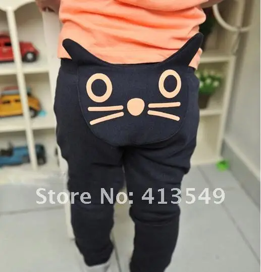 Штаны для малышей с надписью LOVE DD& MM Лидер продаж, новая одежда для малышей штаны-шаровары для мальчиков и девочек с милым рисунком кота детские штаны одежда для малышей