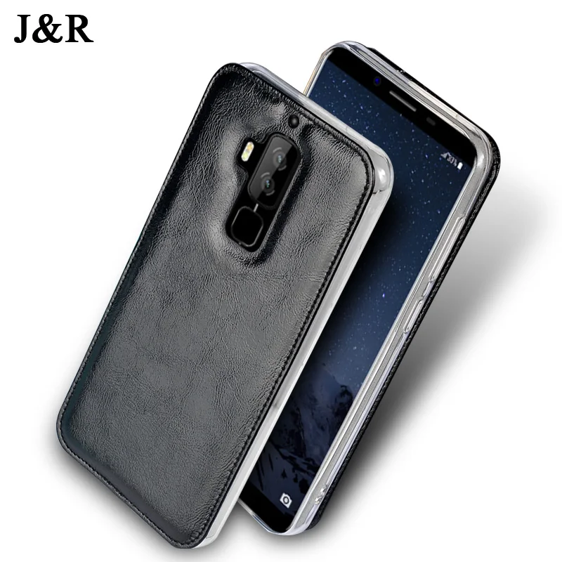 Case For Homtom S8 Luxury Leather Silicon Soft TPU Back Cover 5.7 inch Protective Mobile Phone Cases Fundas |