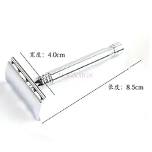 Классическая Ручная бритва, Мужская винтажная бритва, нержавеющая сталь, держатель для ножей, Т-образная бритва, нож для бритья, для бритья волос