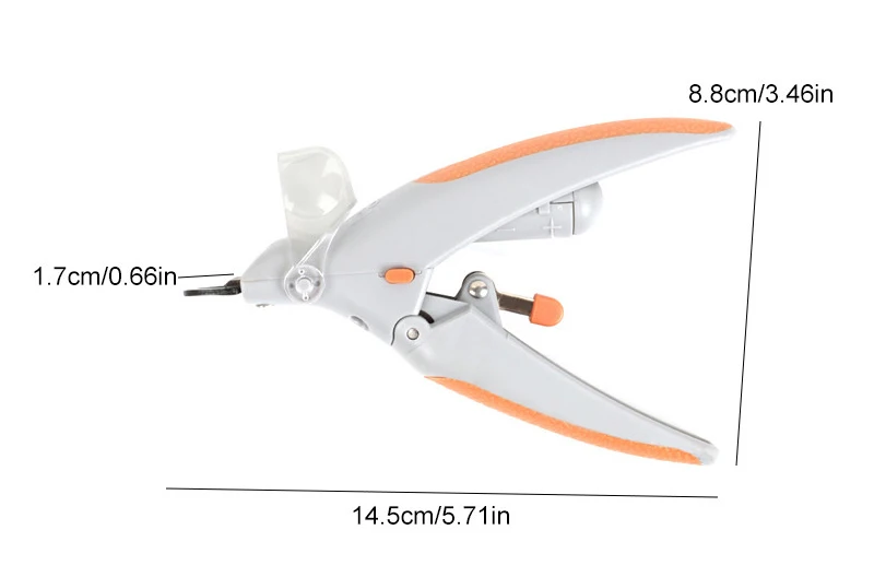 Профессиональная машинка для стрижки ногтей для кошек и собак, ножницы для ухода за домашними животными, светодиодный светильник, s светильник, 5X увеличение, триммер для ногтей для собак