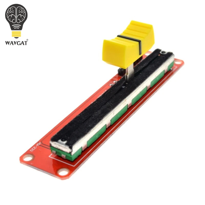 WAVGAT скользящий потенциометр 10K Линейный модуль двойной выход для Arduino AVR