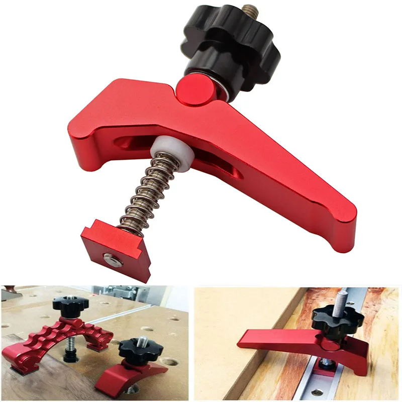  Universal T-Track Platen Miter Track Clamping Blocks chute Blocks Woodworking Clamps For woodworkin