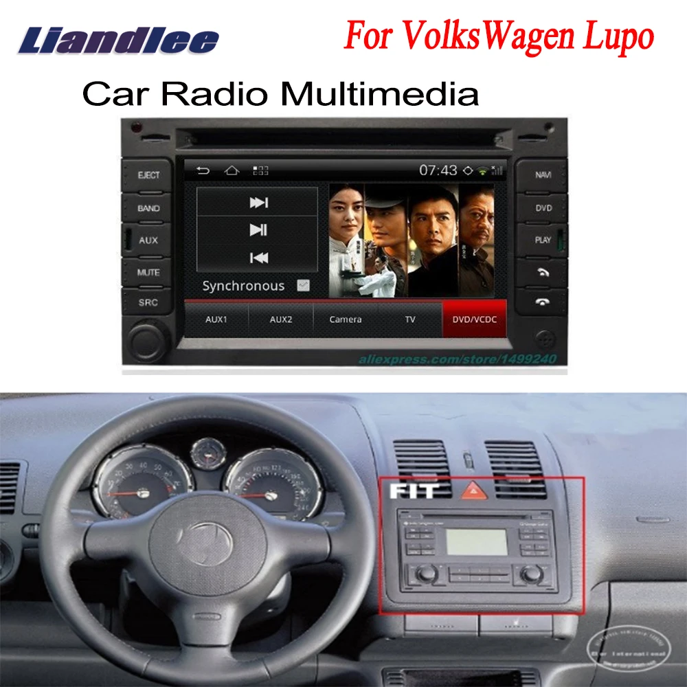 Liandlee для VolksWagen VW Lupo 2005~ 2009 2 Дин Android gps Navi навигация Радио ТВ DVD/CD-плеер аудио-Видео Стерео OBD2