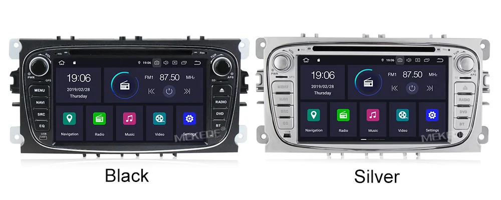 Discount MEKEDE 2Din Android9.0 4+64G IPS Screen+DSP Car accessories dvd player For FORD/Focus/Mondeo/S-MAX/C-MAX/Galaxy GPS navigation 46