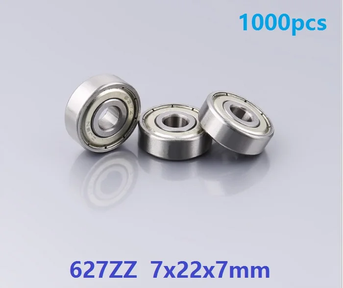 Double Metal Shielded Ball Bearing Bearings 627z 7*22*7 4 PCS 7x22x7mm 627ZZ