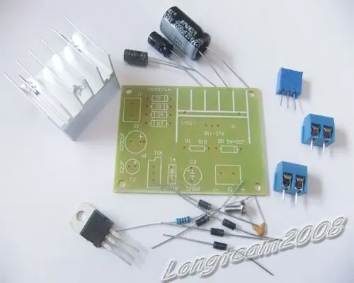 Электронный DIY kit LM317 Регулируемый источник питания со стабилизированным напряжением szsp14