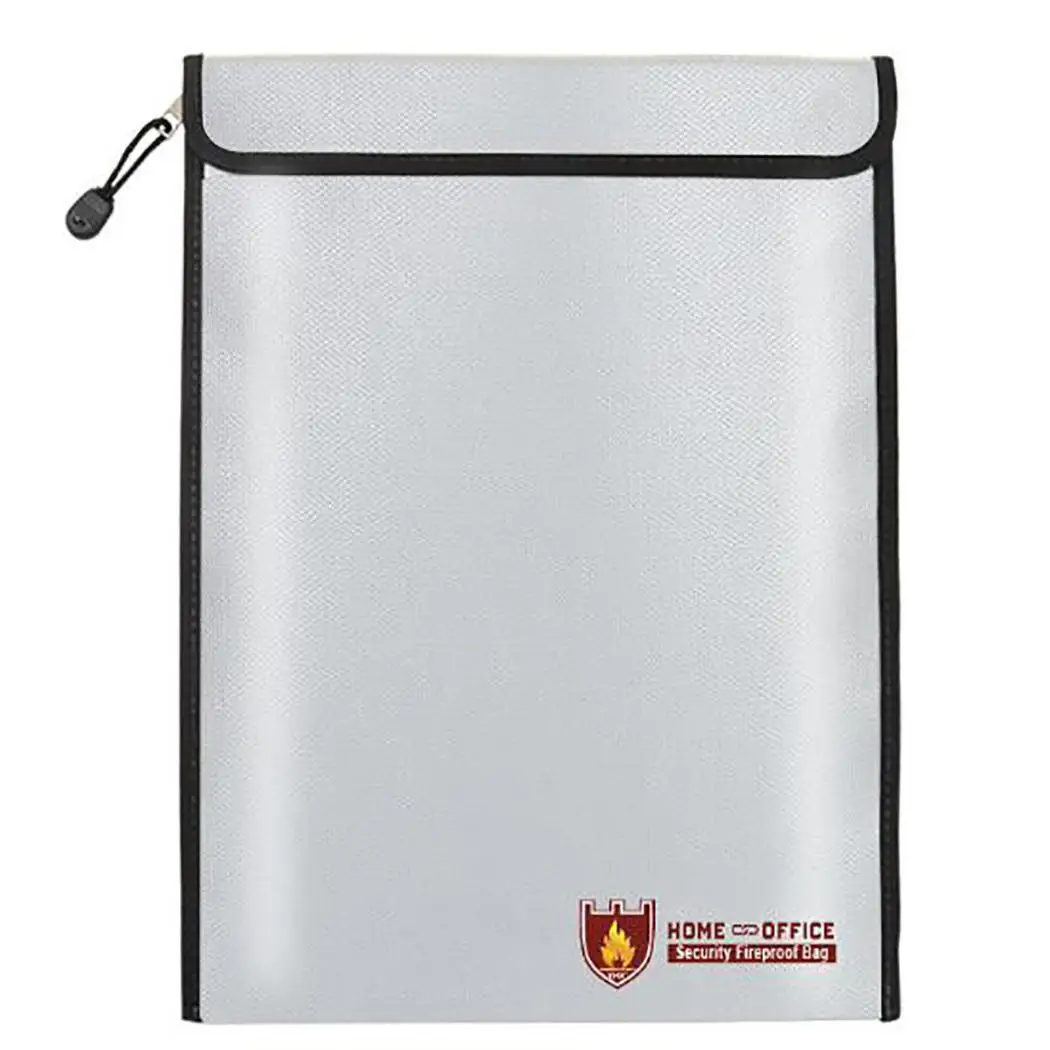 

Durable Security Fireproof Briefcase Waterproof Document Bag Versatile Lightweight and portable Office Supplies