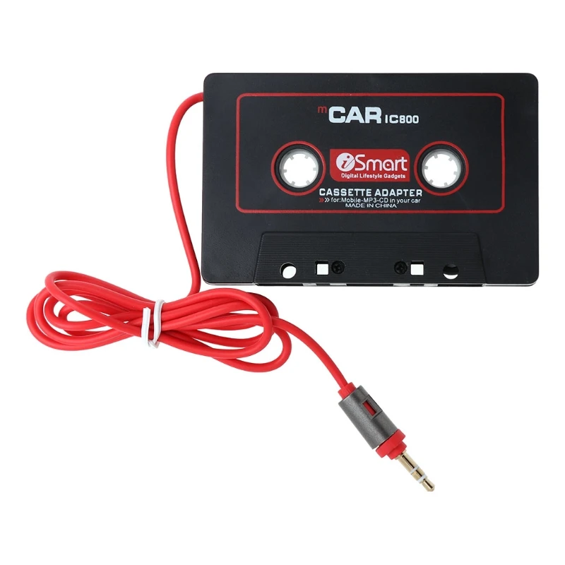 3,5 мм Автомобильный AUX аудио магнитофон адаптер конвертер для автомобиля CD плеер MP3