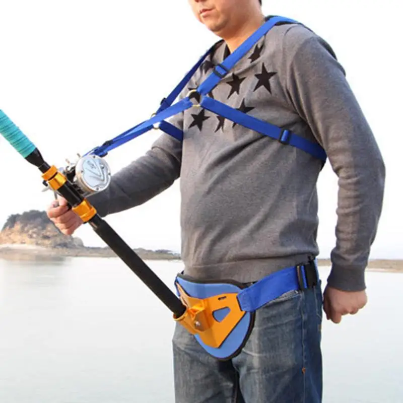 Protecting Fishing Vest & Rod Holder Gimbal for Trolling Jigging