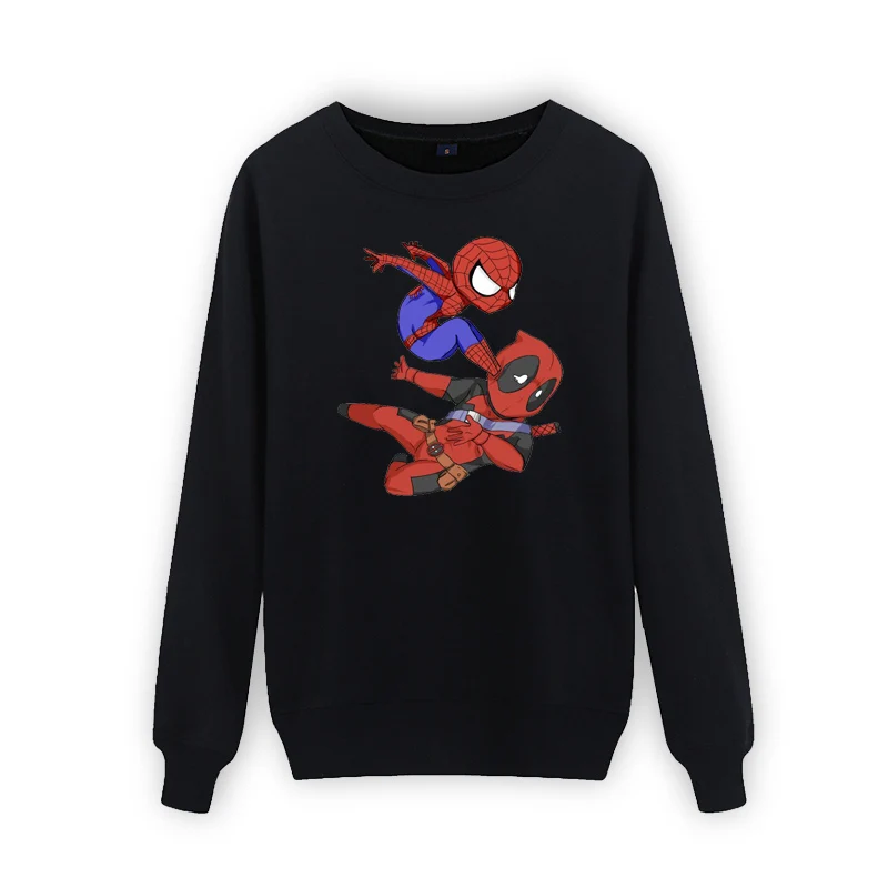 

Deadpool and Spider Man Sweatshirts Men Sweatshirt for Men auturm winter pullover Hoodies and Sweatshirt Hoodies Clothing