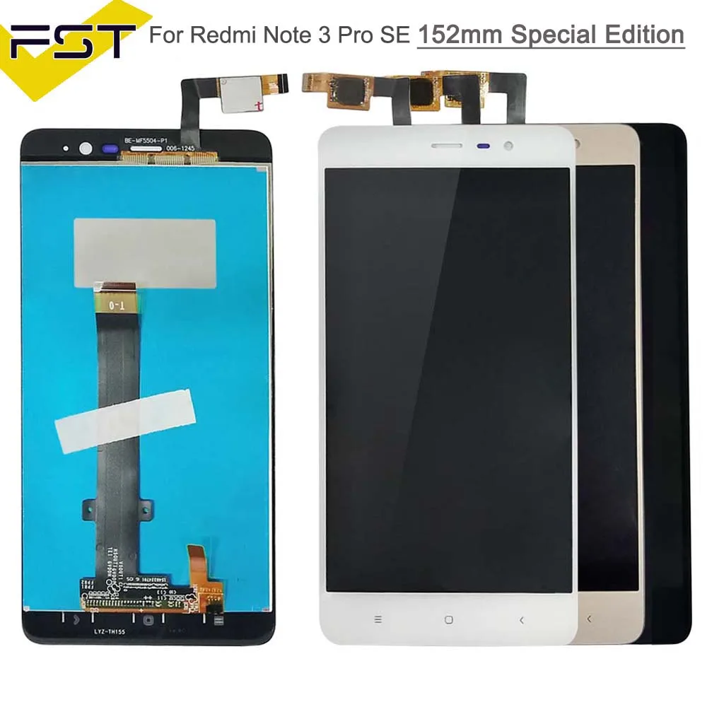 

152mm For 5.5" Xiaomi Redmi Note 3 Pro SE LCD Display Touch Screen Digitizer Assembly Redmi Note 3 Special Edition LCD