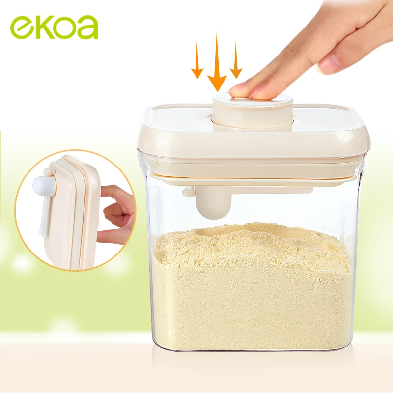

ekoa Baby Milk Powder Sealed Container Solid Food Storage Box Organizer Waterproof Dispenser