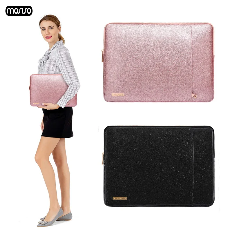 MOSISO супер сияющая PU Сумка для ноутбука Портфель для MacBook Pro Air retina 13 13,3 дюймов водонепроницаемая женская сумка для ноутбука