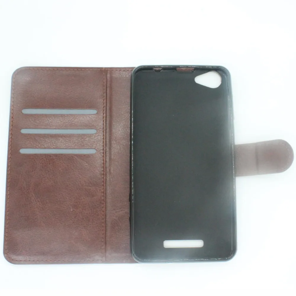 

For BQ BQ-5058 Strike Power Easy Cover Case PU Leather Silk Pattern with Stand Function Protective Phone Cases for BQ 5058 5inch