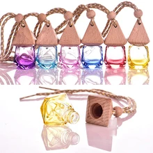 Пустая стеклянная бутылка с ароматом освежитель воздуха автомобильный подвесной диффузор Ароматизатор для автомобиля освежитель воздуха Духи импортер