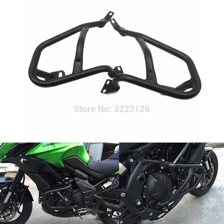 

High Quality Engine Guard Highway Protection Crash Bar Bumper For KAWASAKI KLE650 versys650 Versys 650 2015-2018