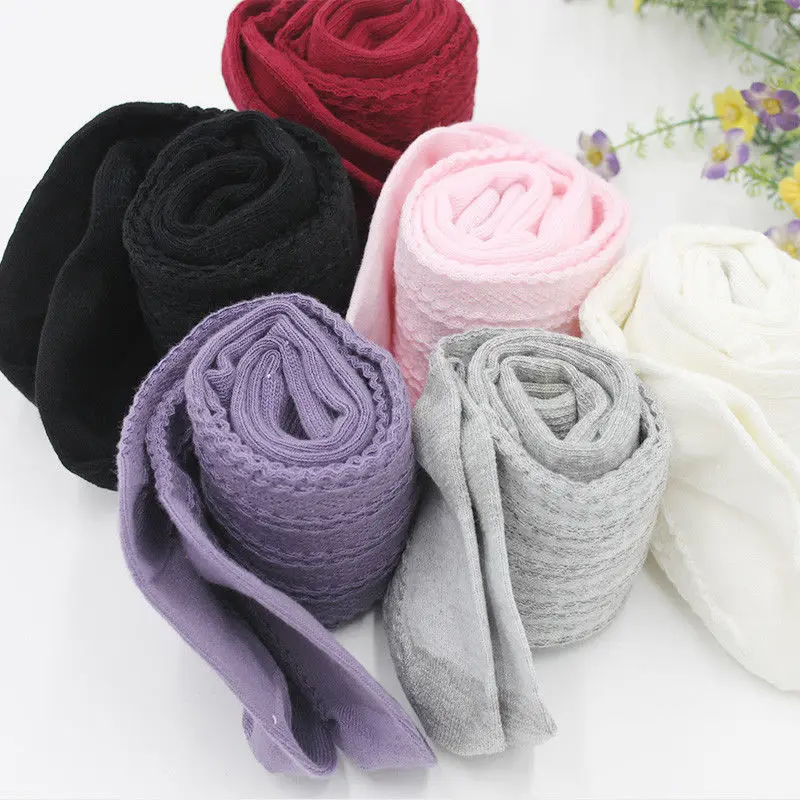 Fashion kid Baby Girls Knee High Cotton Long Warm Stocking Kids Toddlers Tights Leg Warmer Stockings 0-3Y children tights