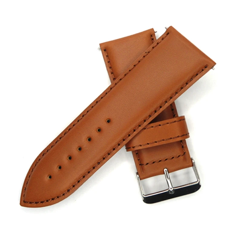 30mm Watch band Light Coffee Large Size Vintage Italy Oiled Calf