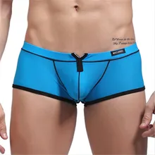 Модное мужское нижнее белье, Сетчатое дышащее нижнее белье, сексуальные мужские трусы-боксеры, трусы-боксеры, мужские трусы-боксеры