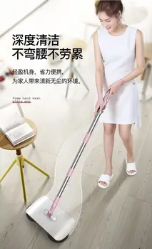 

Stainless Steel Sweeping Machine Push Type Hand Push Magic Broom Dustpan Handle Household Cleaning Package Hand Push Sweeper mop