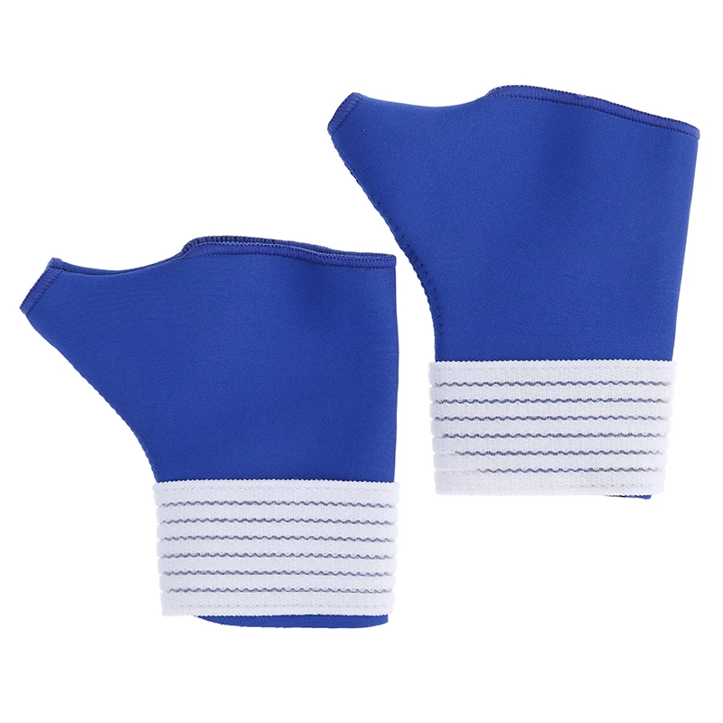 Palm Wrist Hand Support Glove Sports Bandage Gym Half Finger Thumb Wrap Sport Safety Elastic Hand Wristband Brace