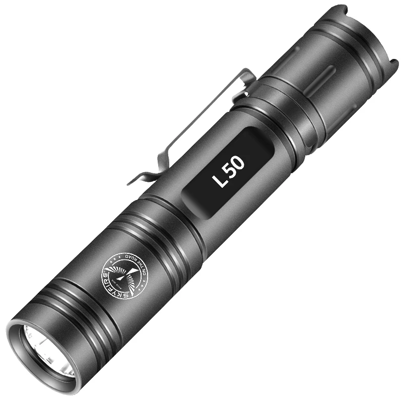 

SKYFIRE Outdoor professional flashlight small portable glare rechargeable super bright waterproof tactics SOS flashing hiking ad