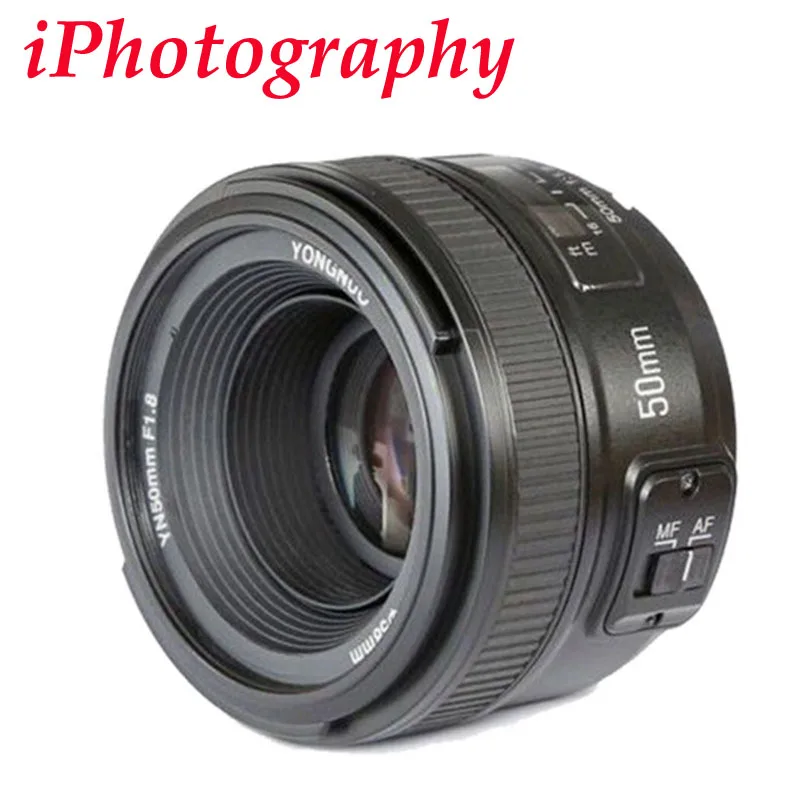  YONGNUO YN 50mm f1.8 AF Lens YN50mm Aperture Auto Focus Large Aperture for Nikon DSLR Camera as AF-S 50mm 1.8G , YN35mm F2.0 F2N 