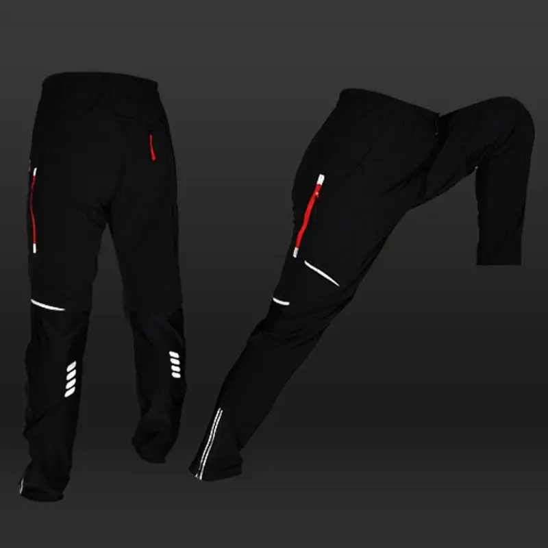 Профессиональные штаны для велосипедного снаряжения, велосипедные колготки, быстросохнущие дышащие мужские длинные штаны черного цвета, Новинка
