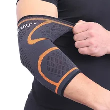 1 пара локоть Brace Поддержка рукав защитный коврик гвардии впитывает пот Спорт уменьшить боль в суставах руку готовиться к тендинит артрит