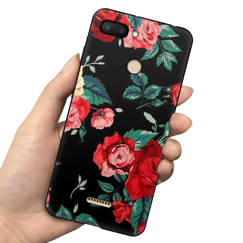 Чехол EiiMoo Funda для Xiaomi Redmi 6, чехол для Xiaomi Redmi 6A, силиконовый чехол для задней панели телефона Xaomi Redmi 6 6A, мягкий чехол из ТПУ - Цвет: 22