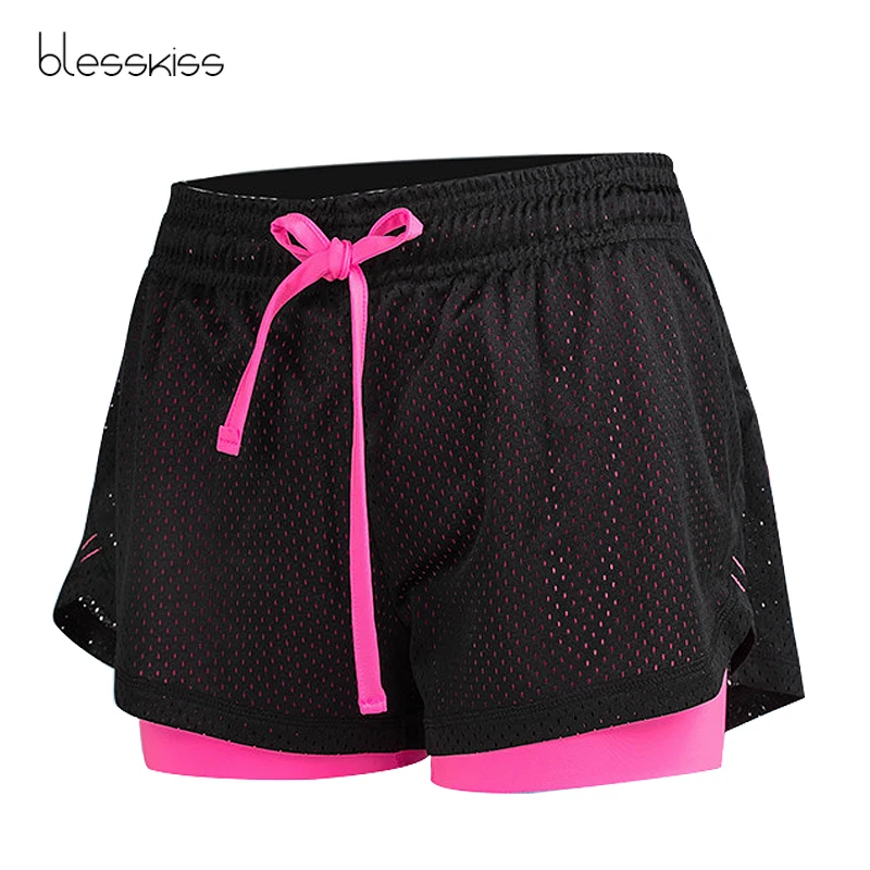 Download Aliexpress.com : Buy BLESSKISS 2 in 1 Mesh Sport Shorts ...