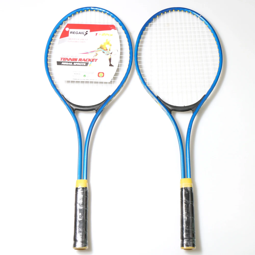 Набор из 2 теннисных ракетки для подростков, тренировка, теннис, качественный материал, струна для теннисной ракетки, тренировочный мяч для занятий спортом